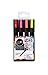 Produktbild POSCA 153544858 PC-5M Fluorescent Paint in a Pen-Set, 2,5 mm breite Kugelspitze, wasserbasierte Filzstifte, 4 Farben