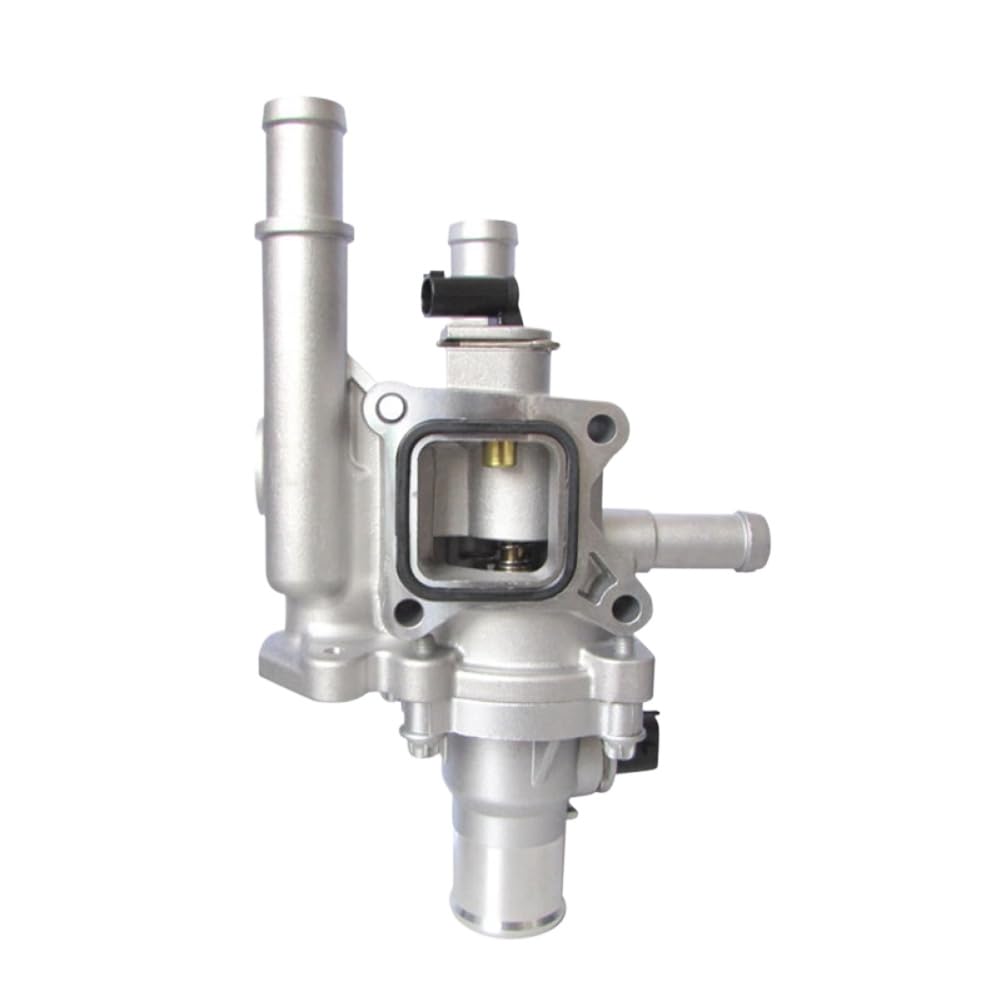 Car Thermostat Housing Silver 25192228 55564890 55577284 Compatible With Sonic Trax 1.6L 1.8L Water Outlet
