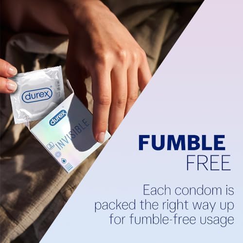 Durex Invisible Super Ultra Thin Condoms for Men – 3s