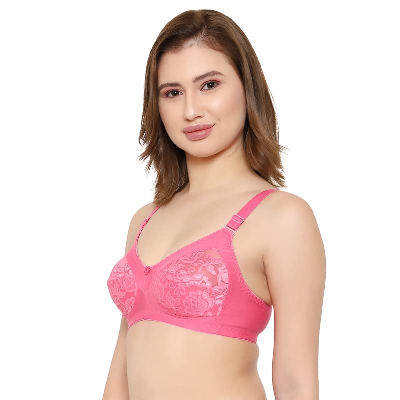 Image of Women Net Non-Padded Wire Free Regular Bra