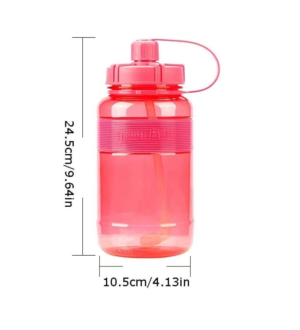 Borraccia Sportiva Appassionati Di Attività All'aperto Borracce Sportive Con Cinghie Regolabili, Borracce A Prova Di Perdite Con Cannucce, 1500ml/50oz Borraccia Sportiva In Sport E Tempo Libero
