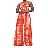 Jumpsuit Latzhose Damen Kurzdamen Jumpsuit Latzhose Lose Strampler Overall Frauen Sommer Blumendruck Wide Leg Playsuit Damen Jumpsuit Sommer Ärmellos Latzhose Loose Strampler Elegant Sommerhose