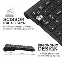 cimetech Bluetooth Numpad 22 Tasten, 10 Multimedia, kompakt & praktisch – Ansicht 6