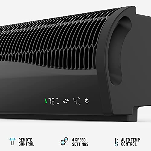 Vornado TRANSOM Window Fan with 4 Speeds, Remote Control, Reversible Exhaust Mode, Weather Resistant Case, Black, Whole Room by Vornado - Image 2