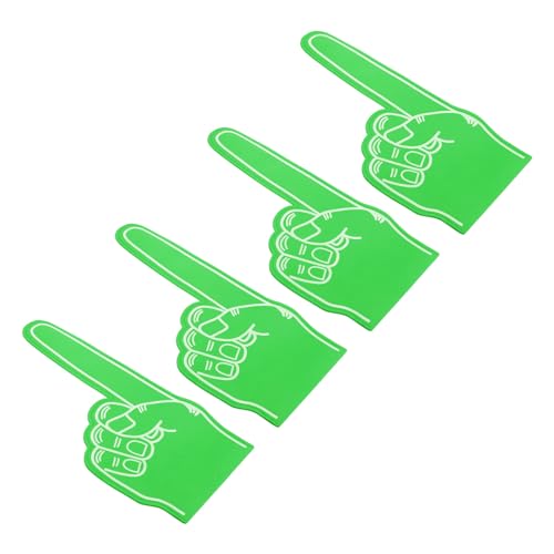 Doigt en mousse de cheerleading PATIKIL vert 18 pouces pour match de basketball