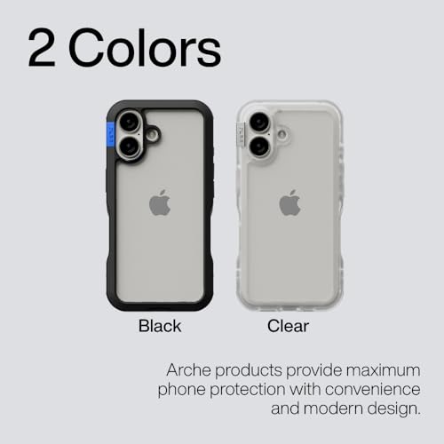 Coque iPhone 16 transparente mate résistant aux traces et aux chocs PLES ARCHE - 2