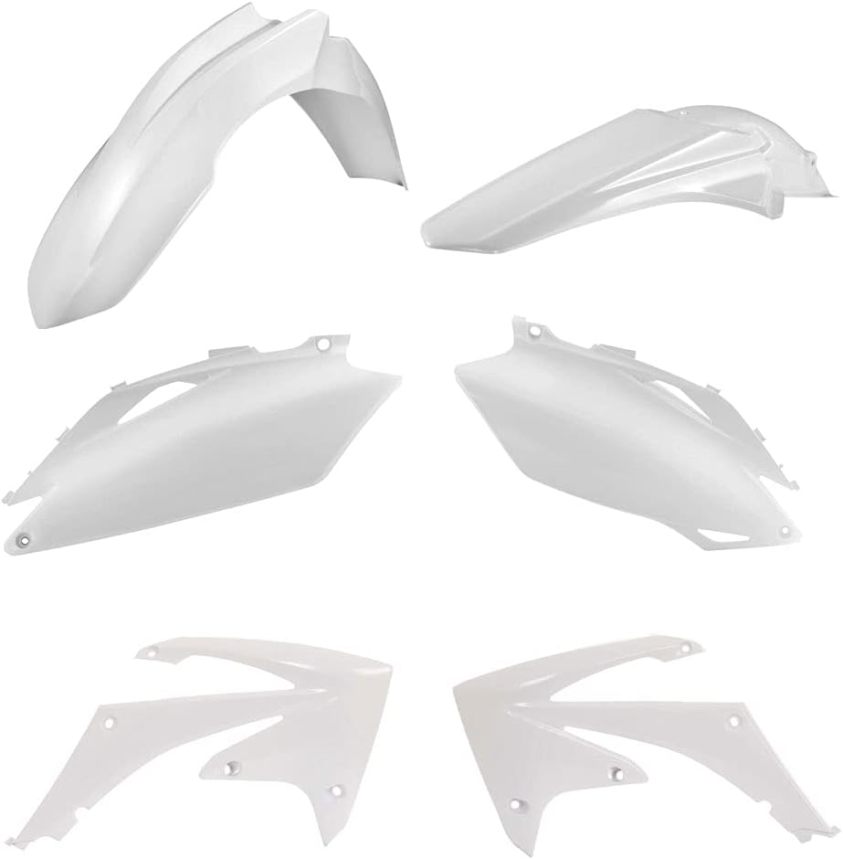 Acerbis Replica Plastic Kit White for Honda CRF250R 2010-2013