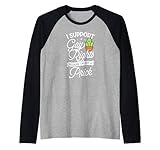 i support gay rights because i'm not a prick kawaii cactus maglia con maniche raglan