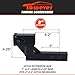 Towever 84122 Hitch Extender 2 Inch Receiver with 4