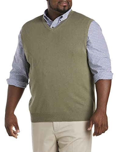 Harbor Bay by DXL Men's Big and Tall V-Neck Sweater Vest