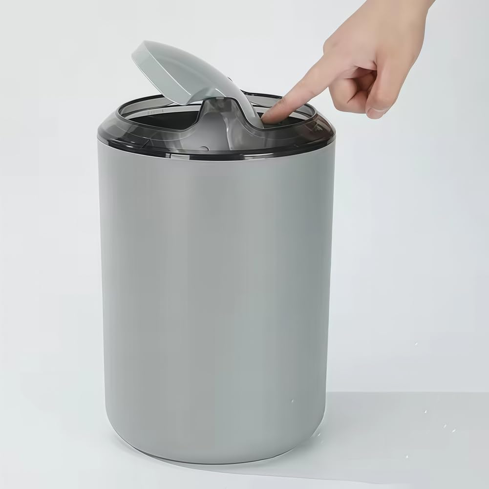 Set Completo di Accessori per il Bagno, Moderno ed Elegante - 6 pezzi, Con Dispenser Sapone, Portaspazzolino, Portasaponetta, Portascopino, Pattumiera, Tazza per Spazzolino da Denti,Verde