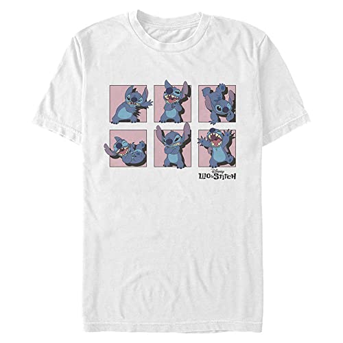 T-shirt Stitch homme grand et fort coton imprimé Lilo Disney