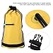Bright Yellow Autovalve Nylon Paddle Float, Floating Bag, Kayaker Floating Bag, Inflatable Kayak Assist for Kayak Canoe with Reflective Strips