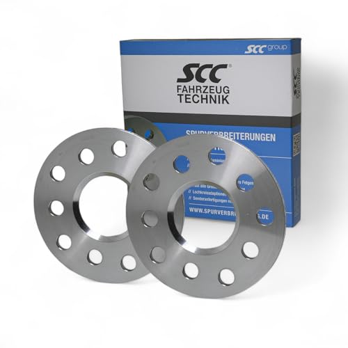 SCC Elargisseurs de voie 2x10mm 5x108 5x110 10228 compatible avec Fiat 500X Croma Scudo Kasten Scudo Pritsche/Fahrgestell Scudo