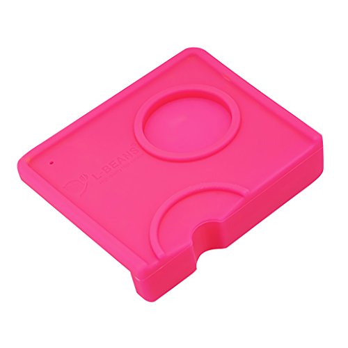 Baoblaze Tapete de canto antiderrapante para calcadeira de café, ferramentas para fazer café - rosa