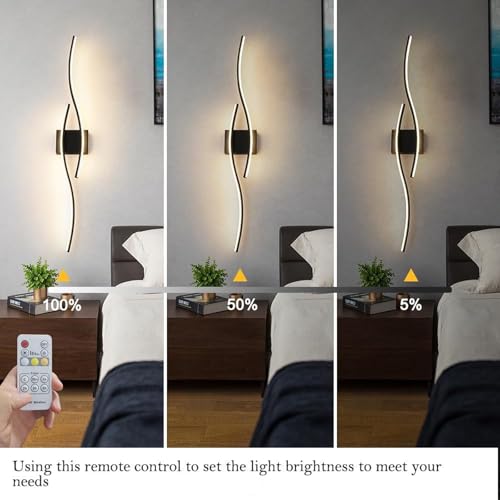 LED recargable apliques de pared para sala de estar y salón 3