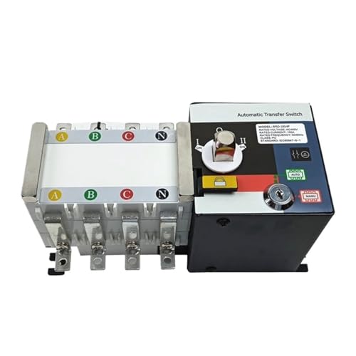 Interruptor de transferencia automática de dos potencias con conmutación rápida 80A