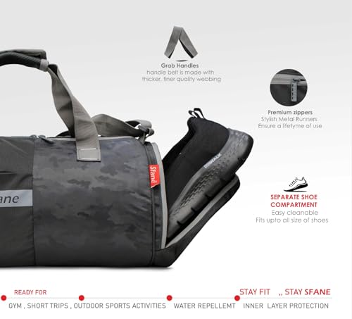 Image of Sfane Gym Bag (Dark Grey)