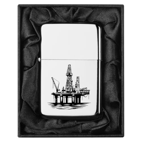 Encendedor en plataforma de regalo forrada en seda negra