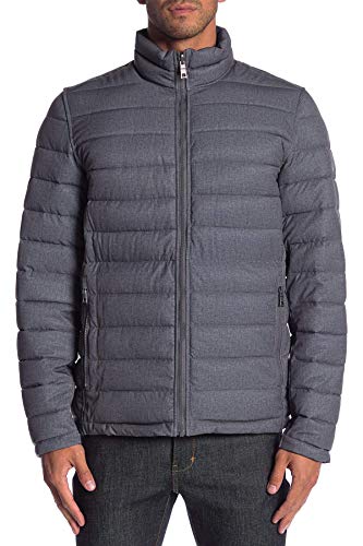 Image of Nautica Men's Reversible Quilted Puffer Jacket -Midweight Mechanical Stretch Winter Coat
