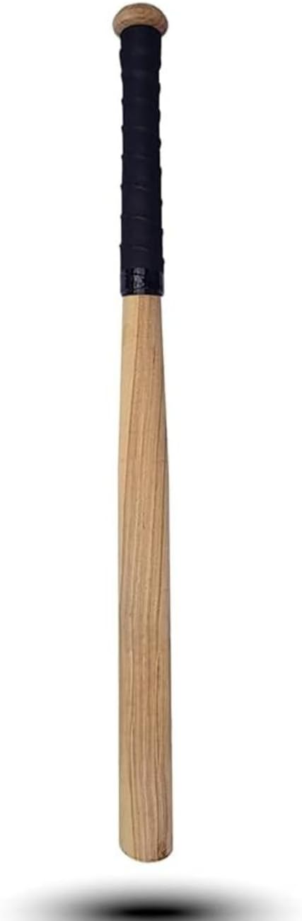 Wooden Baseball bat - Heavy Duty Solid Sports basebat | Ideal for self Defence | Made in India Wooden Finish Easy to Carry-Wood Base Ball bat