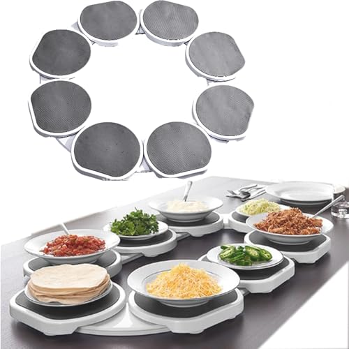 Plateau rotatif 360 alimentaire pour des réceptions sans effort