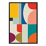 Photo Gallery kate and laurel sylvie mid century - tela incorniciata da rachel lee of my dream wall, 23 x 33, colore: nero Photo Gallery kate and laurel sylvie mid century - tela incorniciata da rachel lee of my dream wall, 23 x 33, colore: nero