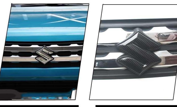 2 Stuks Embleem Badge Sticker Logo voor Suzuki Swift Alto Vitara S-Cross Alivio SX4, Auto Sticker Logo Sticker Embleem Logo Achterklep, Embleem Teken Brieven Badge Logo Styling Accessoires