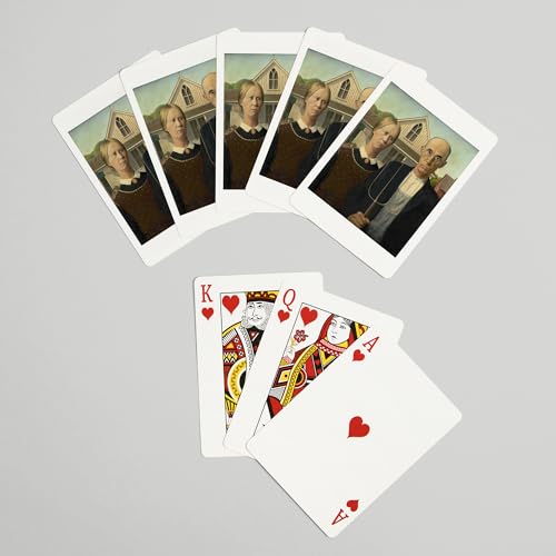 Baraja American Gothic 52 cartas tamaño póker miniatura 7