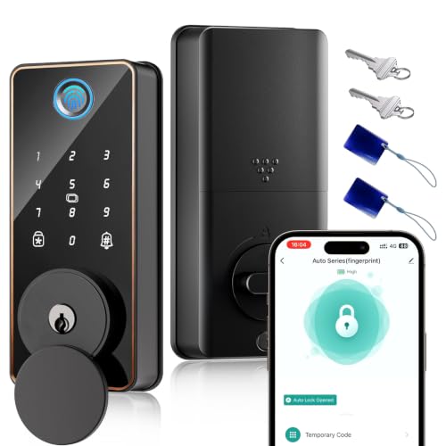 Fingerprint Door Lock, Biquole Keyless Entry Door Lock, Smart Lock - image 1