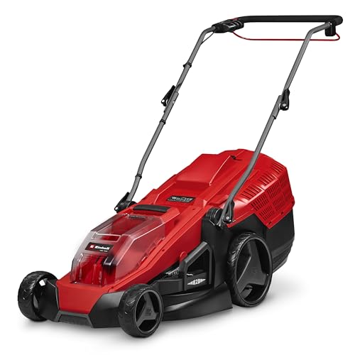 Einhell Akku-Rasenmäher GE-cm 36/43 Li M-Solo | PXC | 36 V | 43 cm Schnittbreite | bis 600 m² | Brushless | Mulchfunktion | 63-L-Fangkorb | 25–75 mm Schnitthöhe | ohne Akku