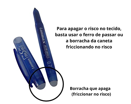 Caneta Mágica Apaga com Calor Fantasminha com 5 cores