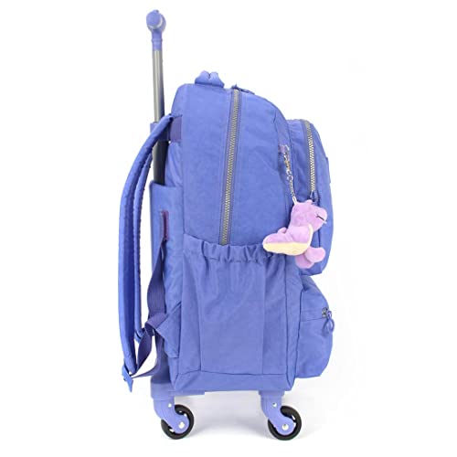 Mochila Escolar com Rodinhas 360 Graus Up4You Lilás MC51611UP