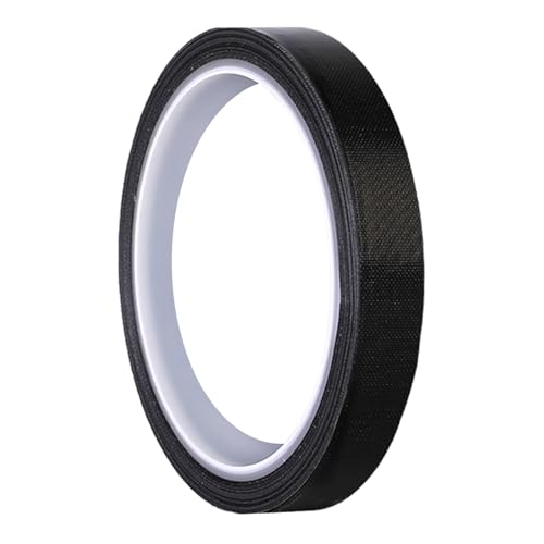 DanYun テフロンテープ 300° 高温テープ (10mmx10m) 静電気防止 フッ素樹脂粘着テープ テフロン 耐熱 テープ PTFE 絶縁テープ 耐摩耗性 断熱性 燃えない 汚れない 耐久性 防蝕 防水 防塵 防油 耐圧 補修 作業 家庭/オフィス/工業用 黒 0.18mm 厚め - DanYun - 商品画像