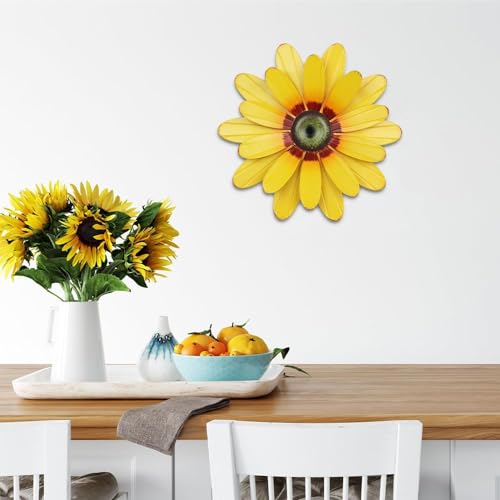 65% Off YEAHOME Sunflower Metal Wall Decor for Indoor & Outdoor