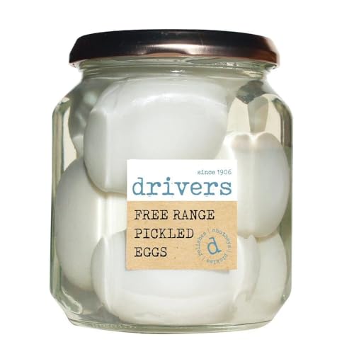 Drivers Free Range Pickled Eggs In Distilled Malt Vinegar Jar 550 g