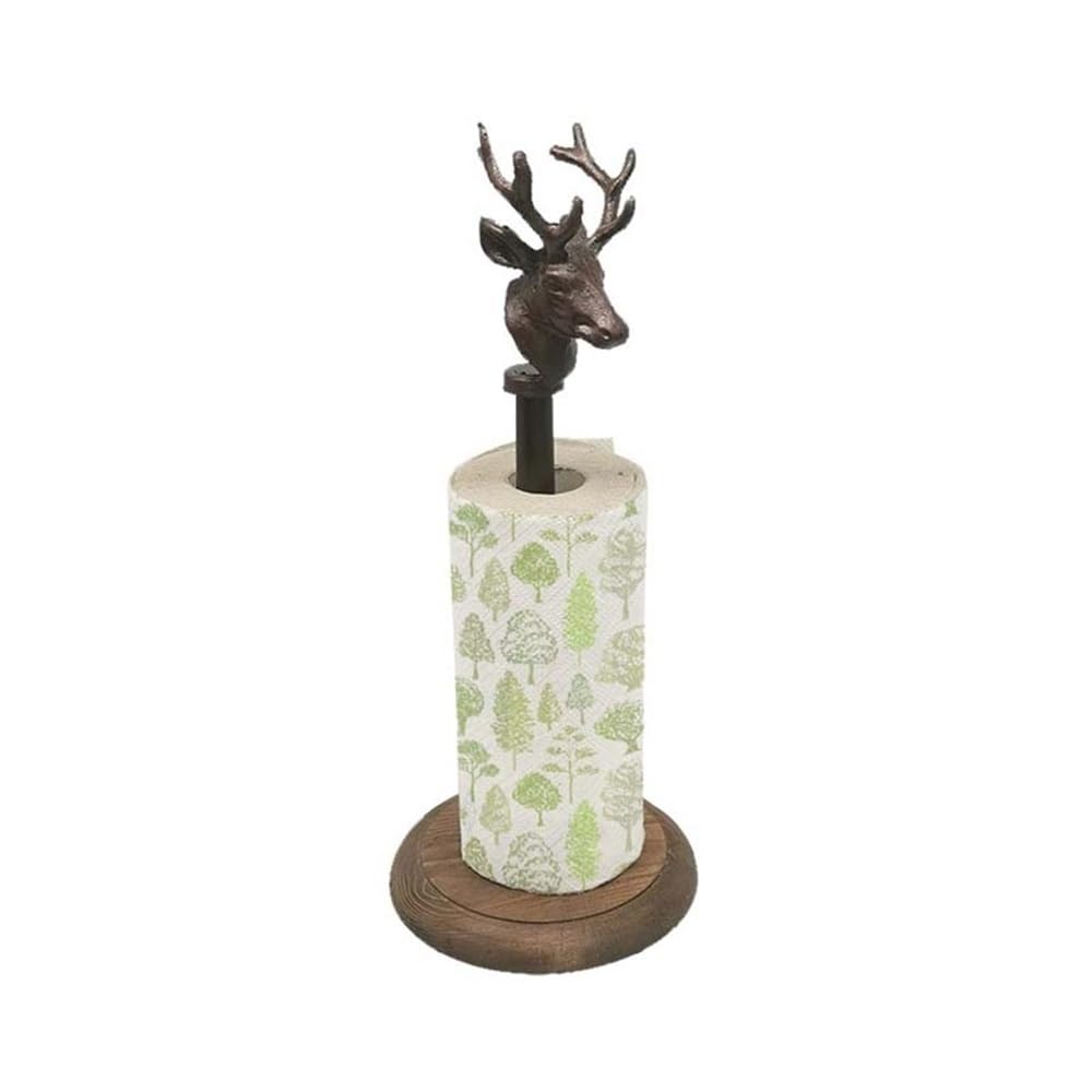Paper Towel Rack Kitchen Roll Holder，Free Standing Paper Towel Holder Stand Countertop Organizer Fits Most Size Kitchen Accessories