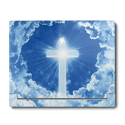 Image of MightySkins Skin Compatible with Alienware X16 R1 (2023) Full Wrap Kit - Faith Clouds | Protective, Durable, and Unique Vinyl Decal wrap Cover | Easy to Apply & Change Styles | Made in The USA