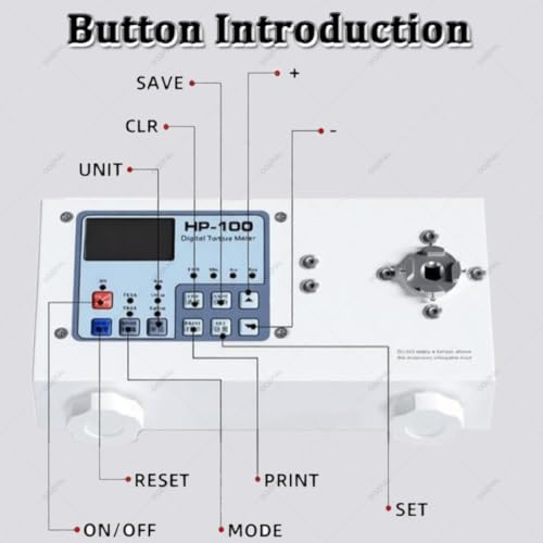 Outil de mesure de couple numérique HP300 portable pour bouchons