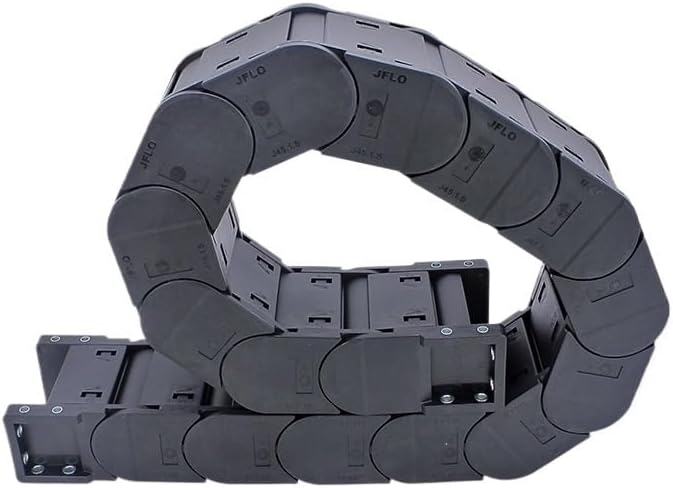 BIRAN 1-Meter Cable Drag Chain Series of J45F.1.S-enclose Type Both Side Opening(125mm,45x60 mm)