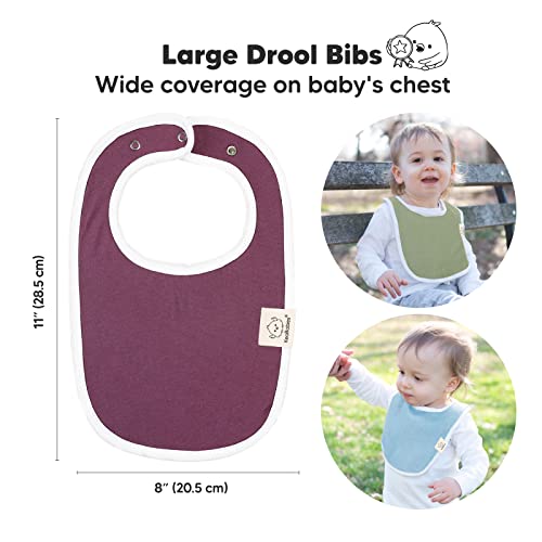 Keababies 8-Pack Baby Bibs For Boys, Girls And 8-Pack Organic Baby Bibs For Girls & Boys - Pull-On Bibs For Baby Girl, Baby Boy - Teething Baby Bibs For Boy, Girl - Baby Girl Bib - Newborn Bibs #TOP5