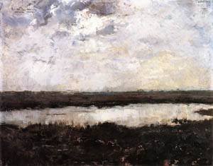 Peinture à l'huile haut de gamme A Pond in Campine 1884 Theo Van Rysselberghe