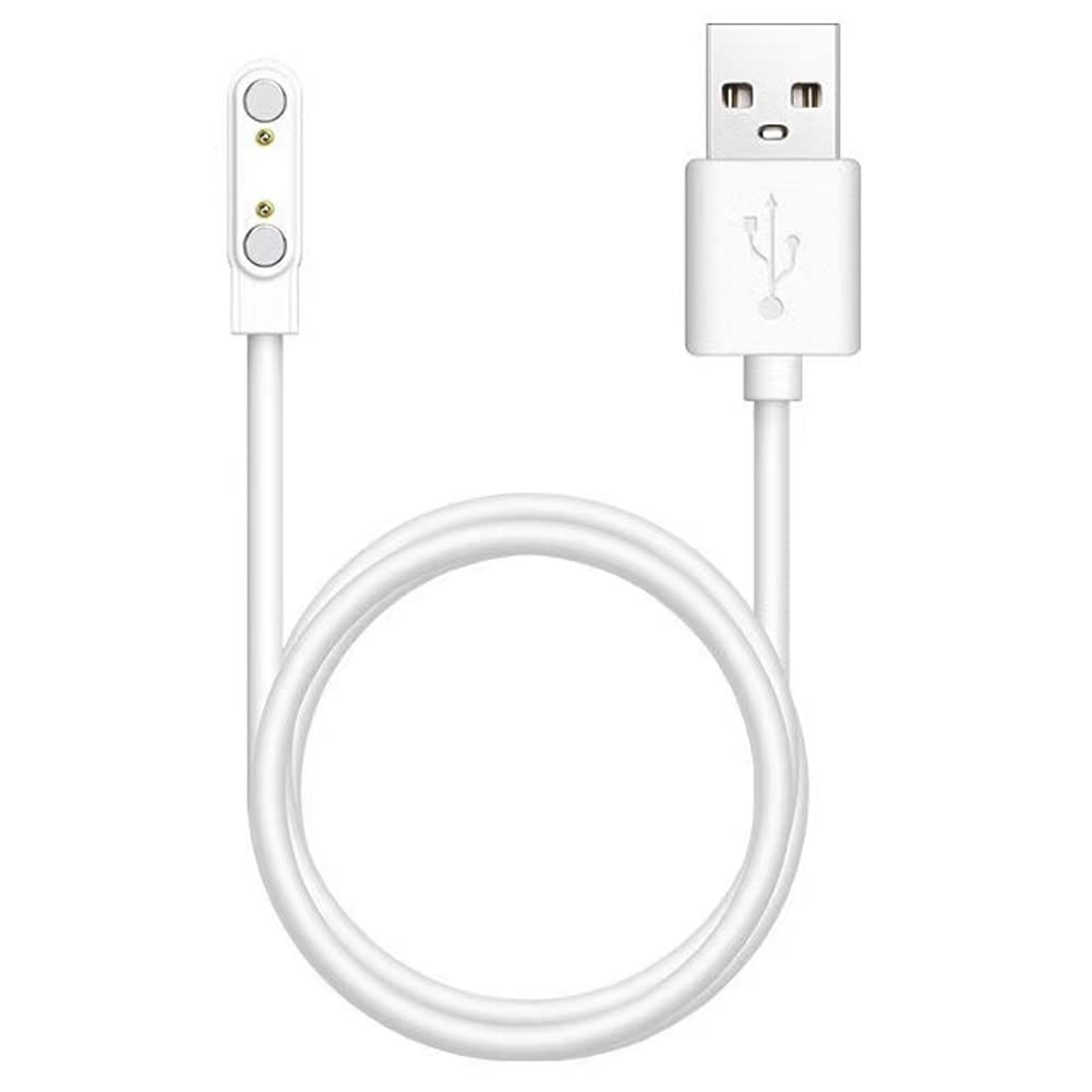 FRLONESmart Watch Charger Smartwatch Charging Cable 2 Pin Cord,Magnetic USB Charging Cable