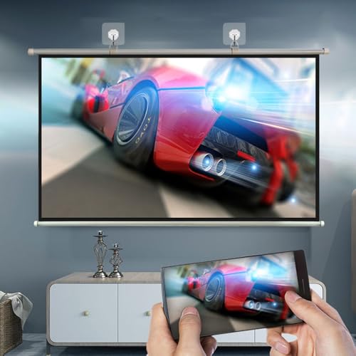 Pantalla manual para proyector 60 pulg 16:9 miniatura 3