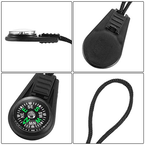 Bbto 100 Pieces Mini Survival Compass Outdoor Camping Hiking Pocket Compass Liquid Filled Mini Compass For Paracord Bracelet Necklace Key Chain #TOP6