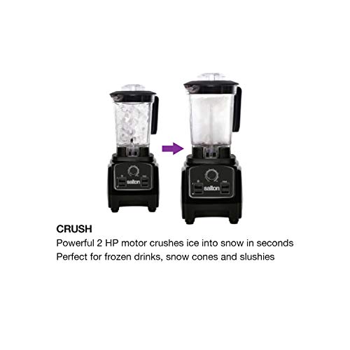 Salton Bl1638Bl Compact Power, Black Blender, 1.2 Liters #TOP5