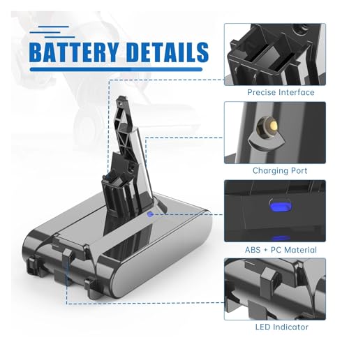 Batería V7 de 6000mAh soluciona la falta de succión y apagados 3