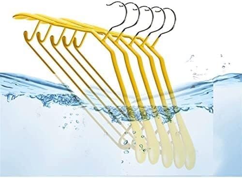 Miniatura 5 de Perchero organizador de ropa, perchas de ropa  perchas para abrigos, 10 perchas de metal antideslizante sin costuras para el hogar para colgar ropa