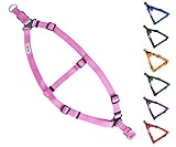  GoGo Pet Products 2,5 cm X 66 - 96,5 cm Harnais Confortable réglable, Rose, Grande