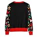RAISEVERN Weihnachtsjacke Damen Weihnachtsmann Rentier Strickjacken Cardigan Hässliche Lebkuchenmann V-Ausschnitt Pullover Lustige Sweater Frauen Geschenk, M